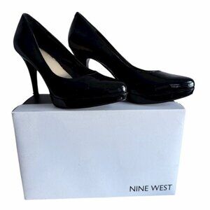 Nine West Black Patent Leather Heels – Women’s Size 6.5